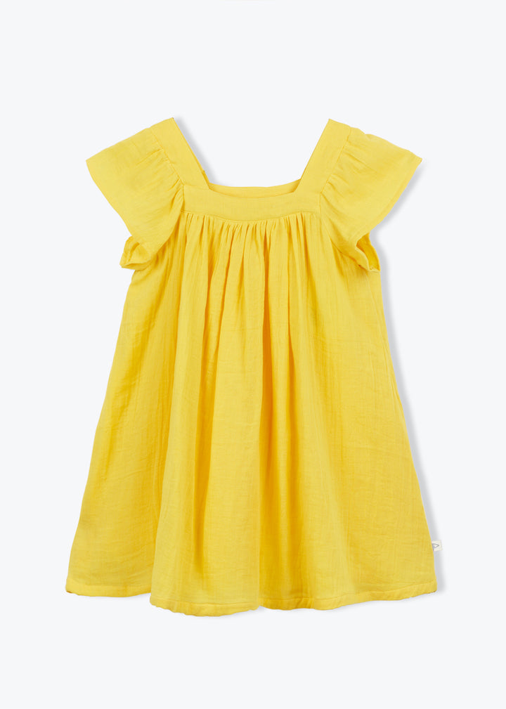 Double Veil Dress Flavie Yellow - يلهث