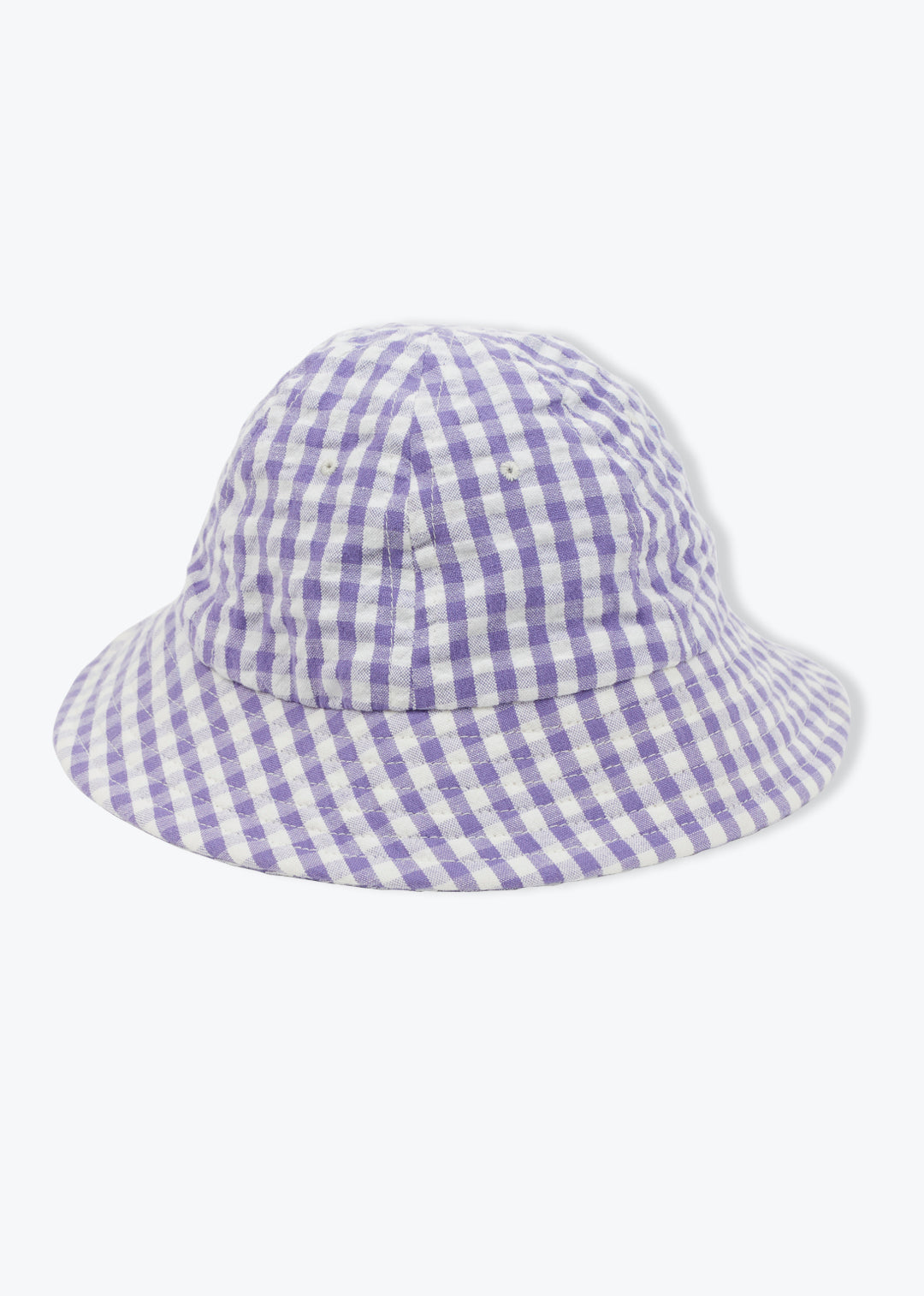 Hat Baby Girl Gingham Purple - قبعة