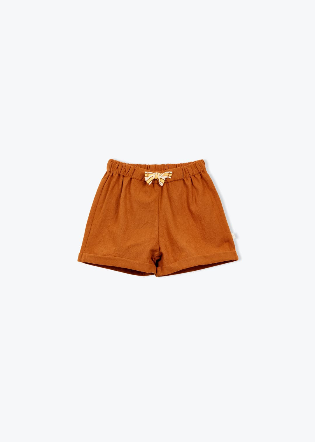 baby cotton shorts in rustic style
