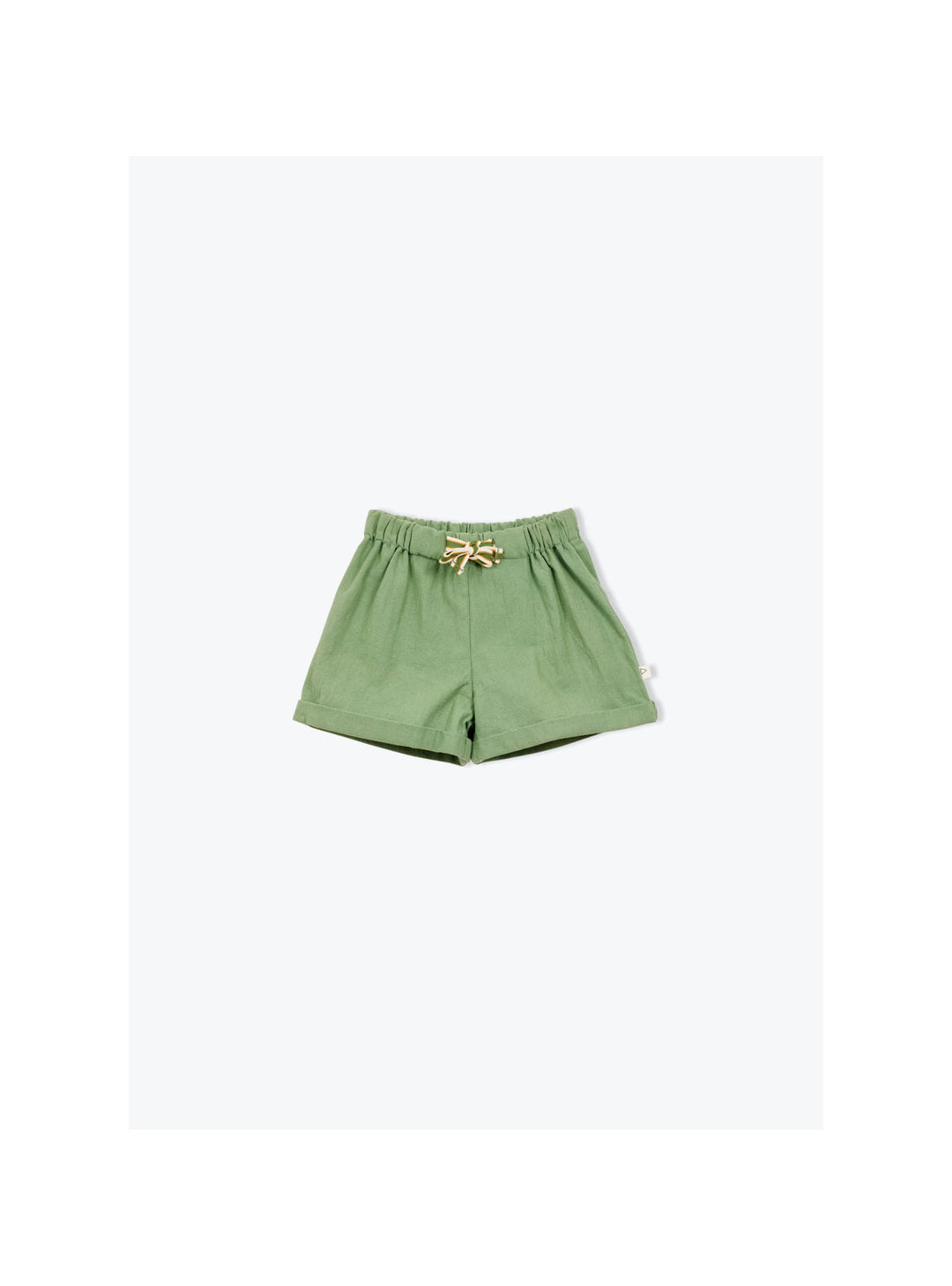 baby cotton shorts in rustic style