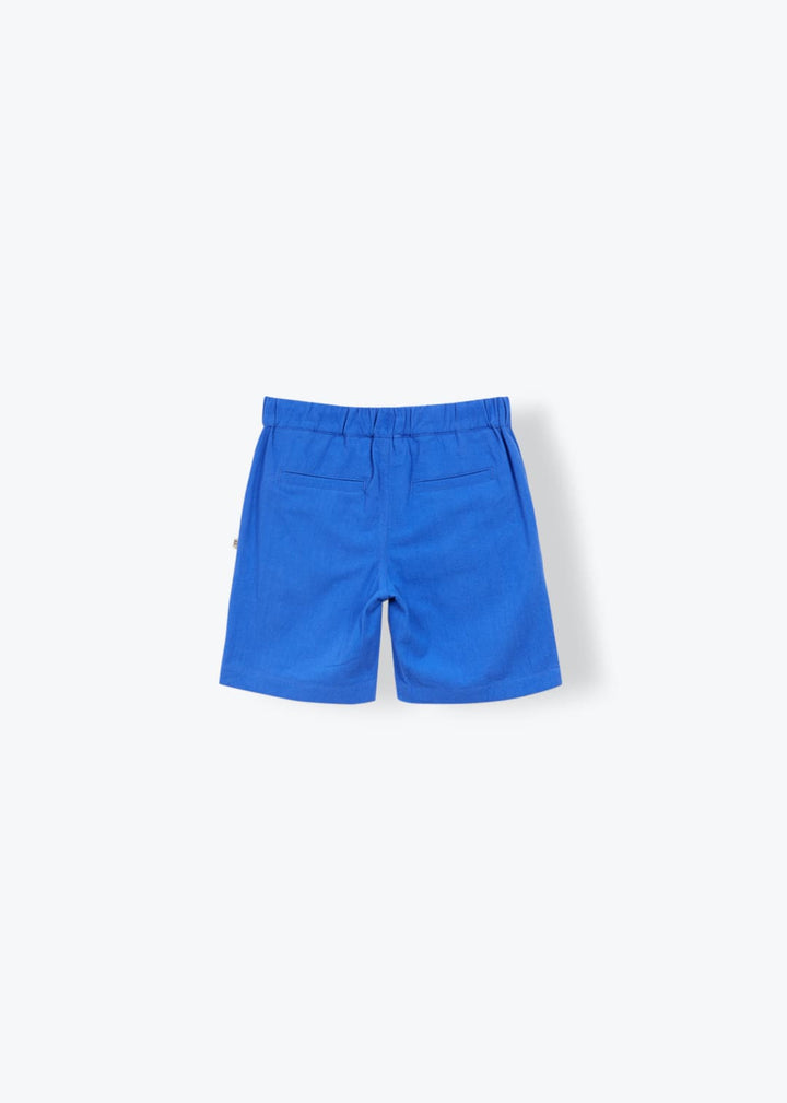 boys rust cotton bermuda shorts
