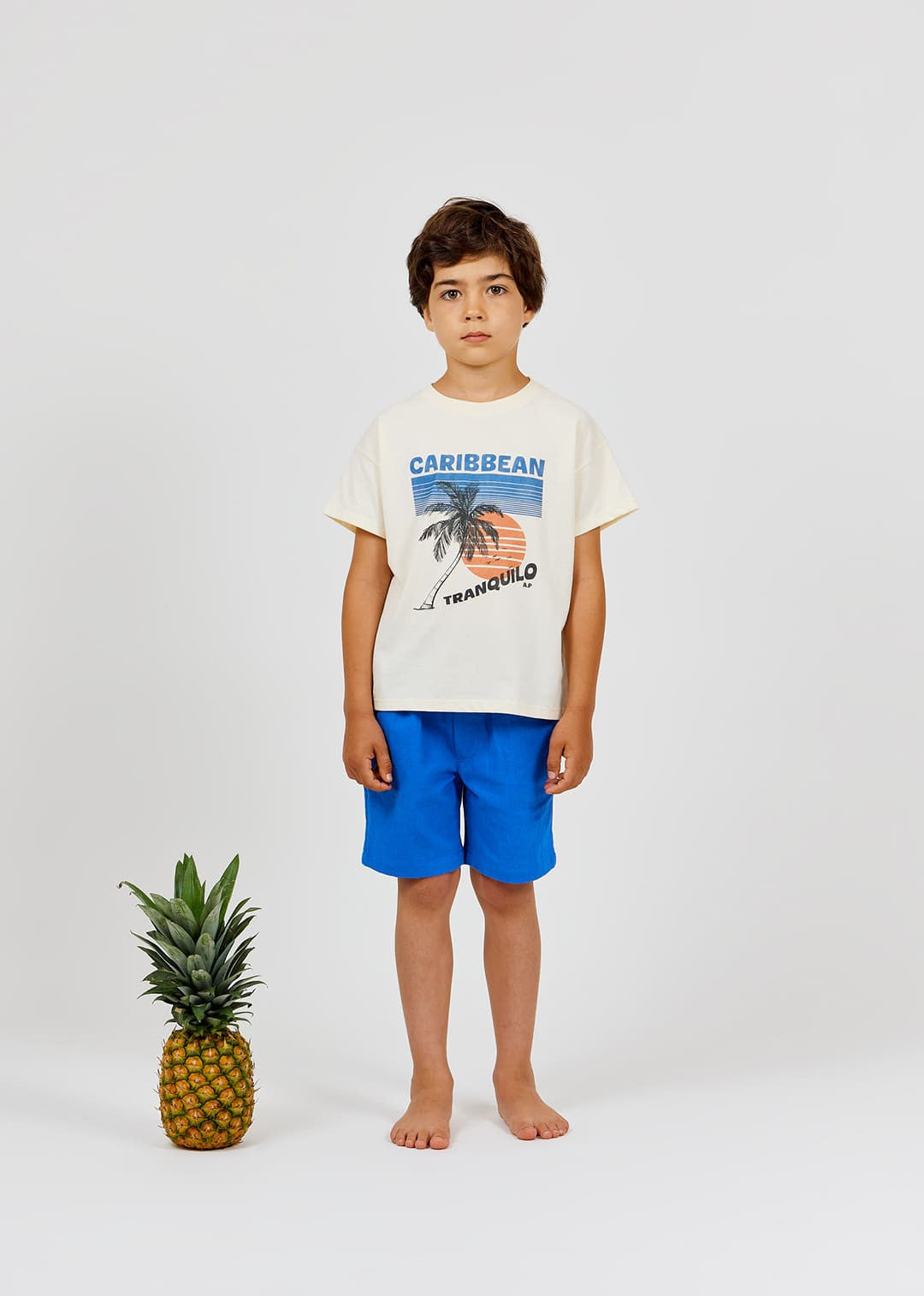 boys rust cotton bermuda shorts
