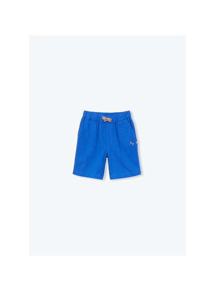 boys rust cotton bermuda shorts
