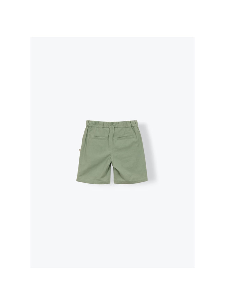 boys rust cotton bermuda shorts
