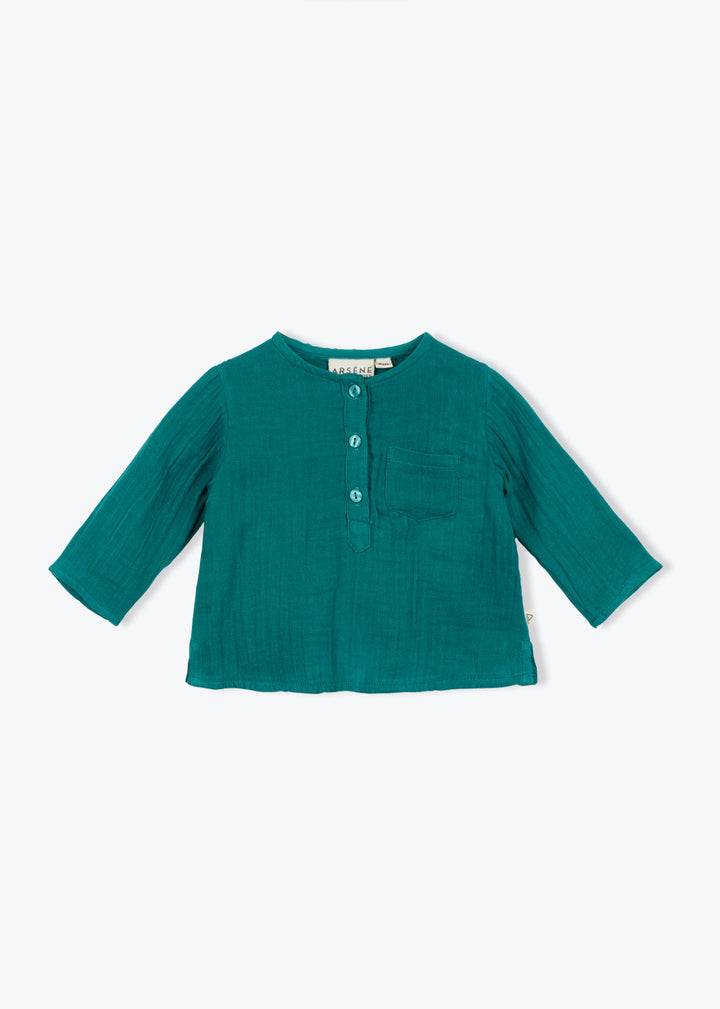 Shirt Baby Boy Fabbio Green - فستان
