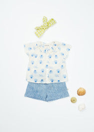 Shorts Baby Boy Fletcher Blue - يلهث