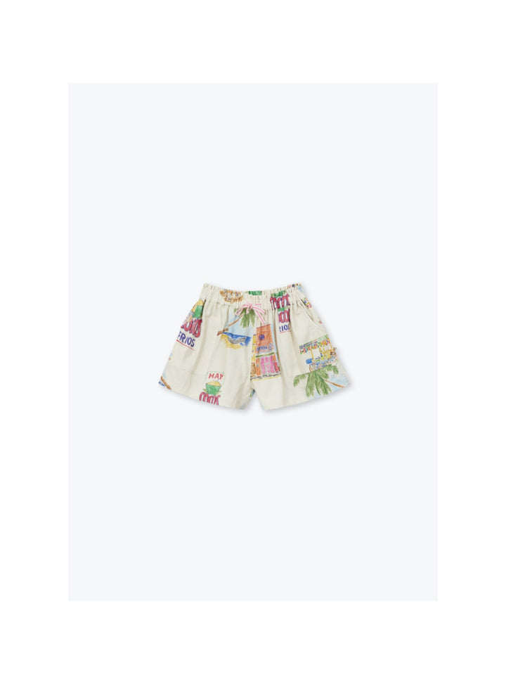 girls cotton summer shorts in relaxed style
