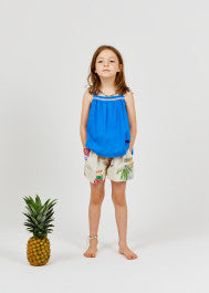girls cotton summer shorts in relaxed style
