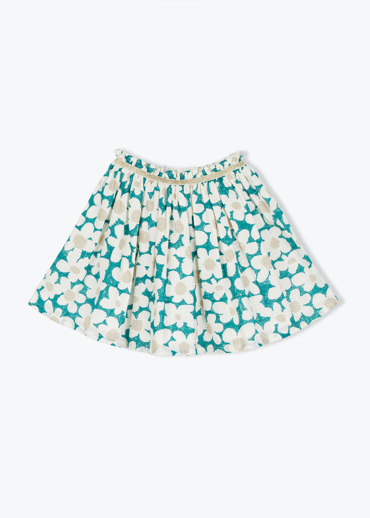 Skirt Frieda Flowers Green - جيبة