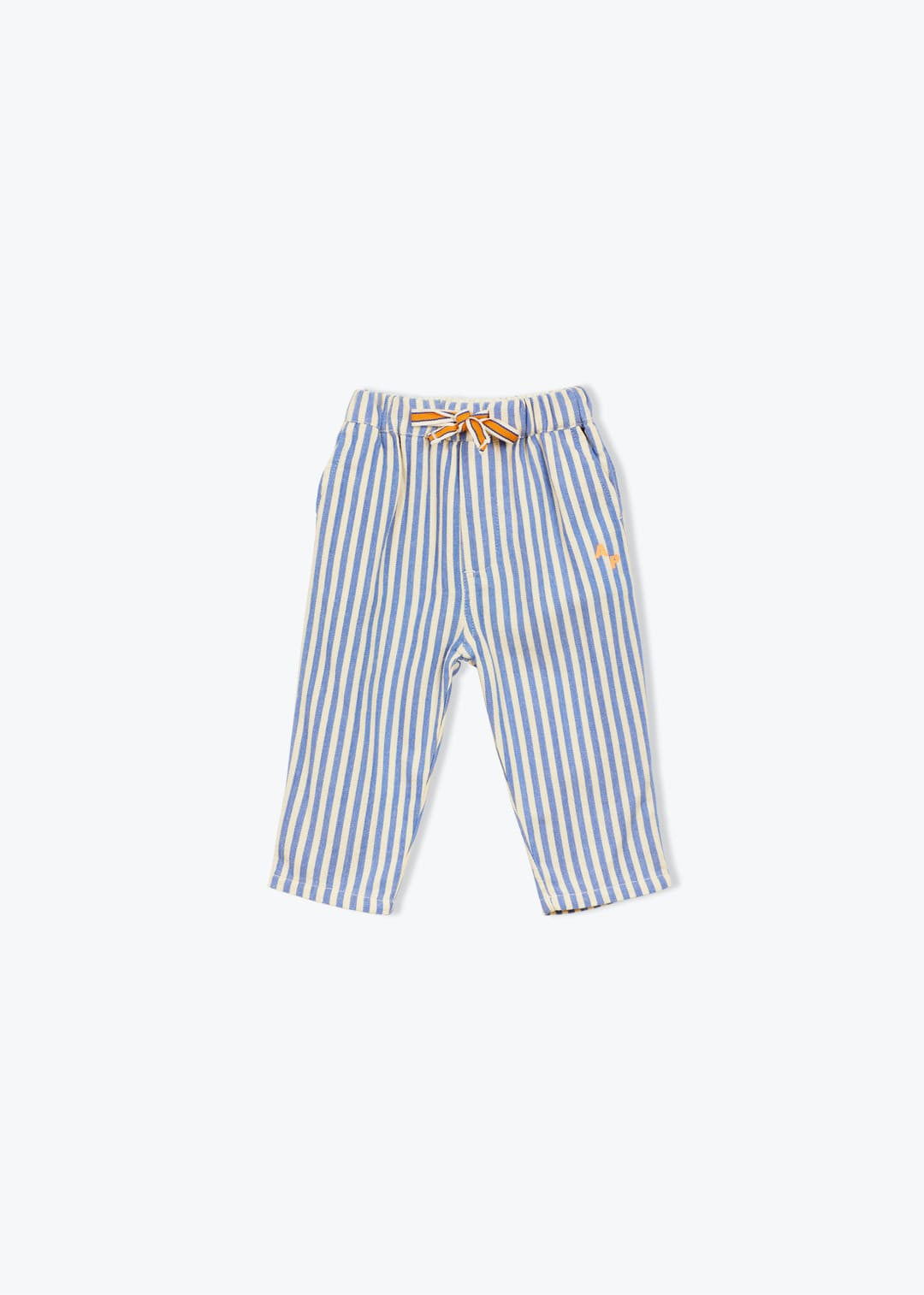 baby striped cotton pants in classic pattern