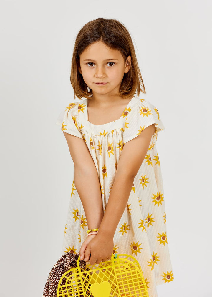 girls maxi cotton dress in relaxed silhouette