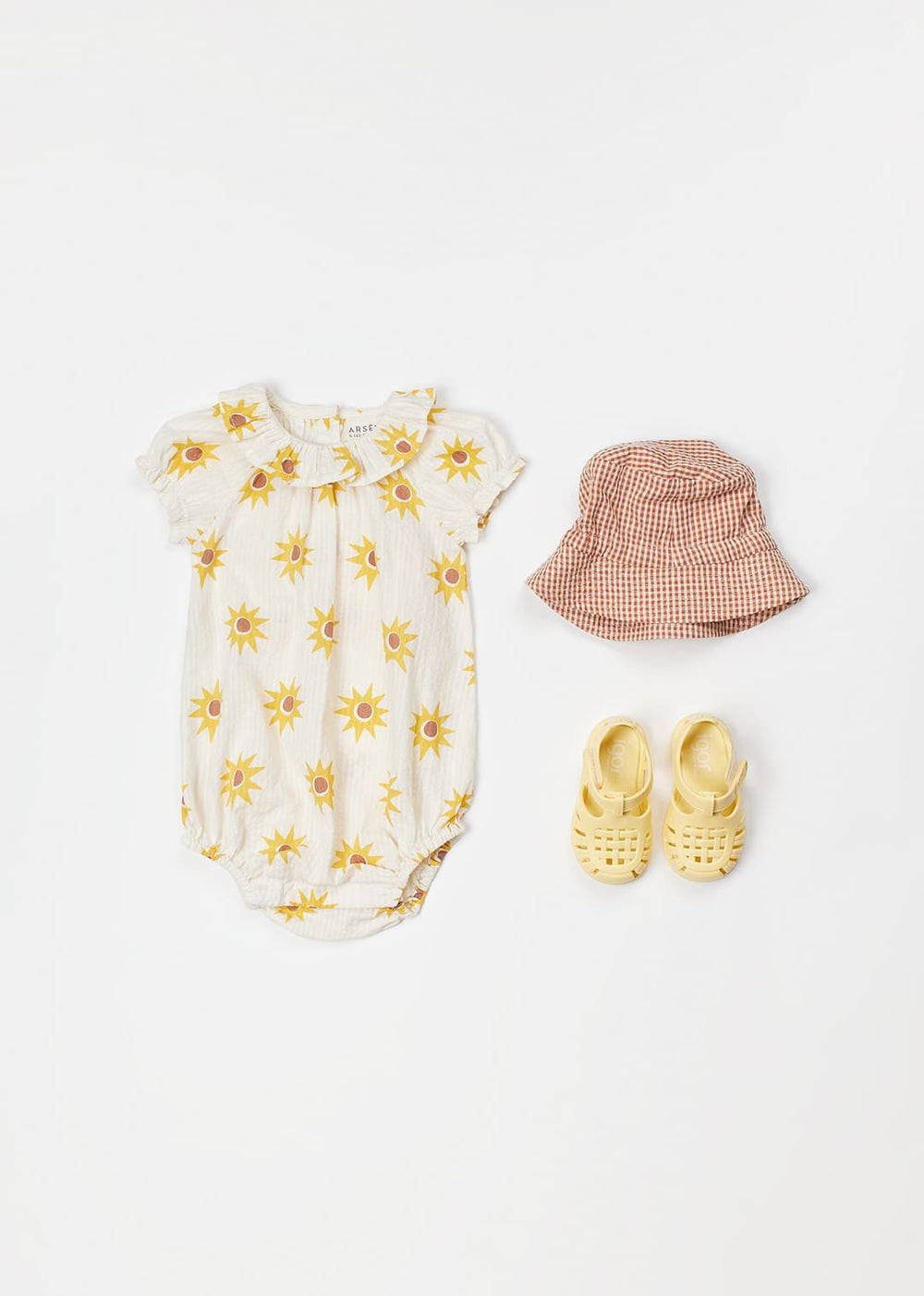 girls cotton jumpsuit in relaxed casual style