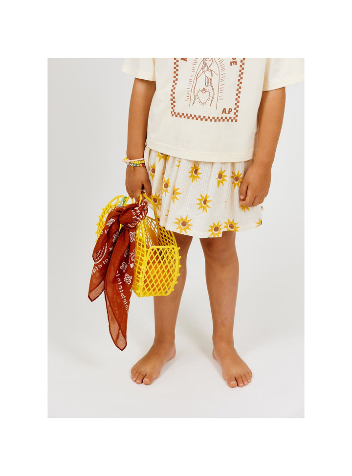 girls maxi cotton skirt in relaxed silhouette