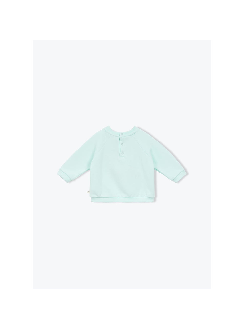 baby cotton sweatshirt with “Pick Up” motif