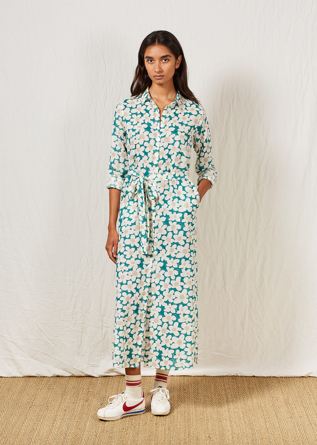Women Dress Francelina Green - تنورة