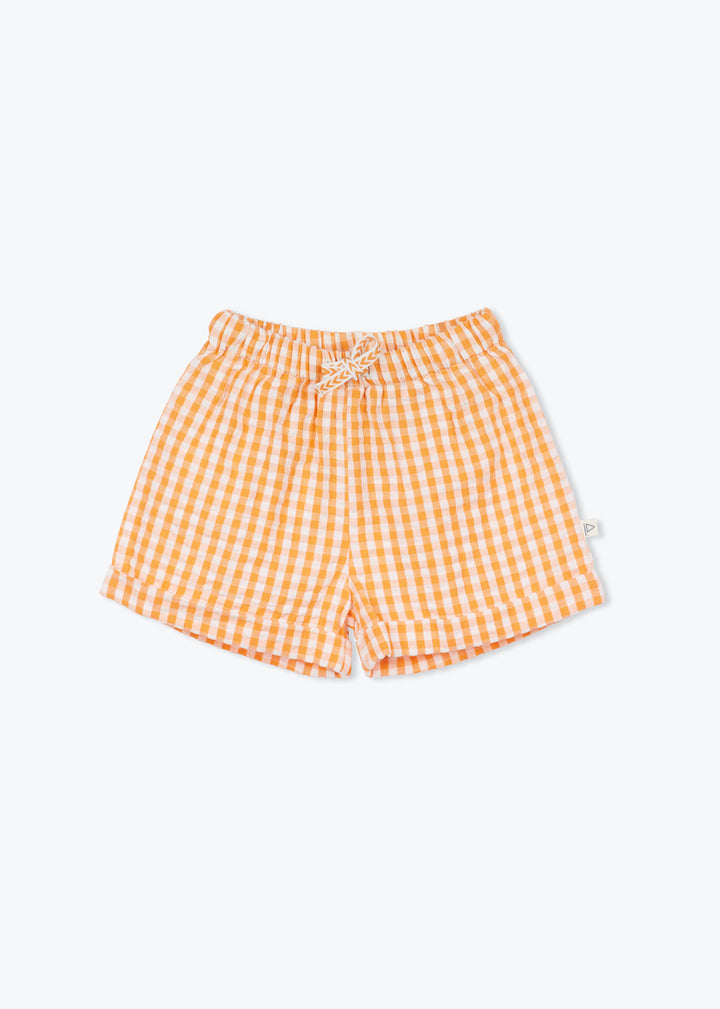 Short Baby Girl Finau Orange - قميص
