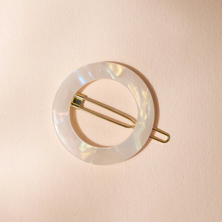 Round Hair Clip Seashell  - مُكَمِّلات
