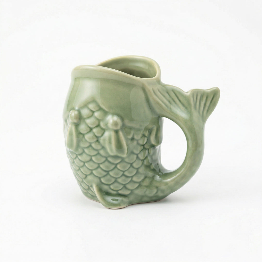 Nemo fish ceramic mug with raised design and glossy finish
