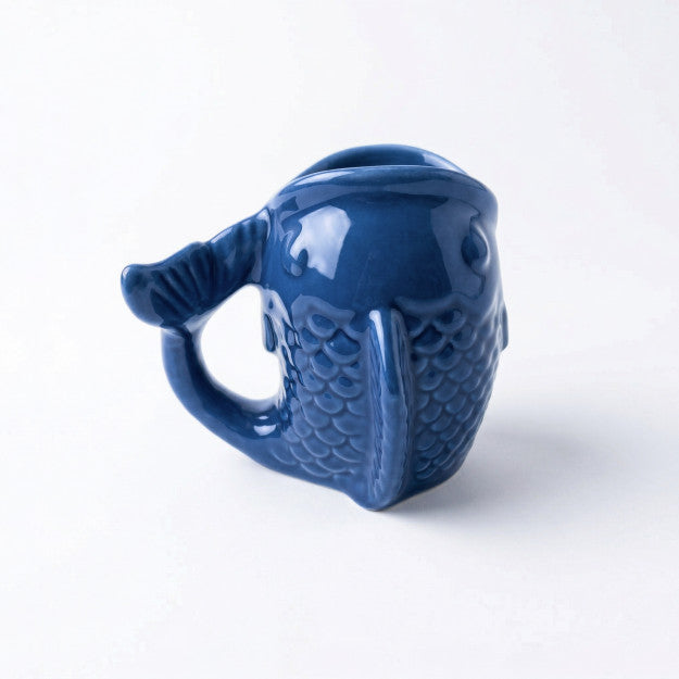 Nemo fish ceramic mug with raised design and glossy finish
