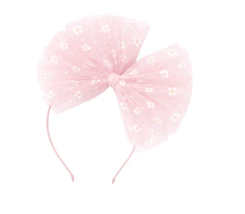 Billy Loves Audrey Lady Penelope macaron oversized tulle bow headband
