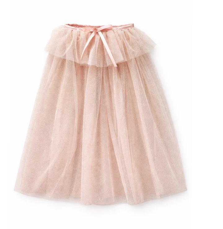 Billy Loves Audrey Trisha glitter tulle magic cape strawberry cream

