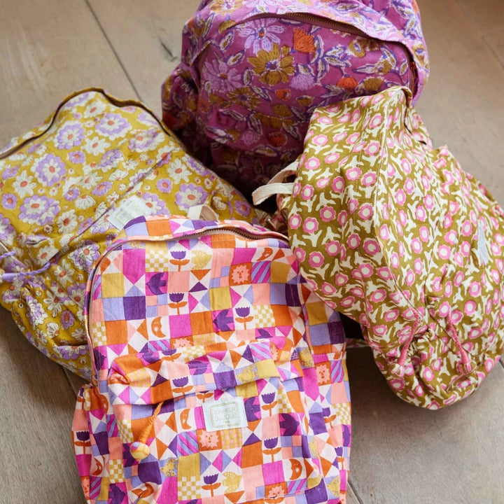 Backpack Biscotto - London Olive  - حقيبة ظهر