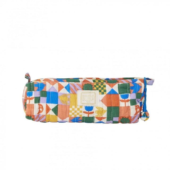 Pencil Case Nila - Patchy Blue - حالة من رصاص