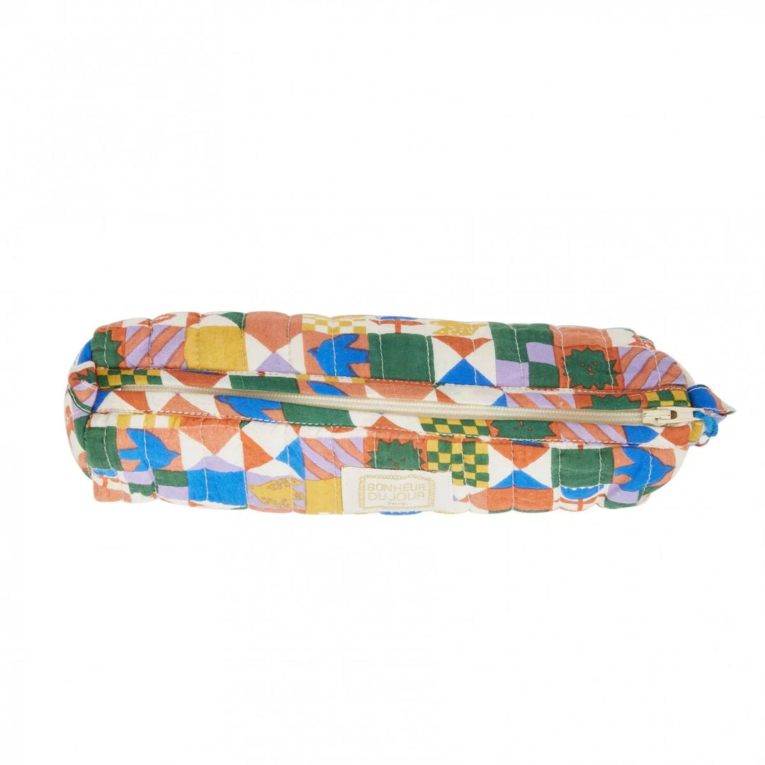 Pencil Case Nila - Patchy Blue - حالة من رصاص