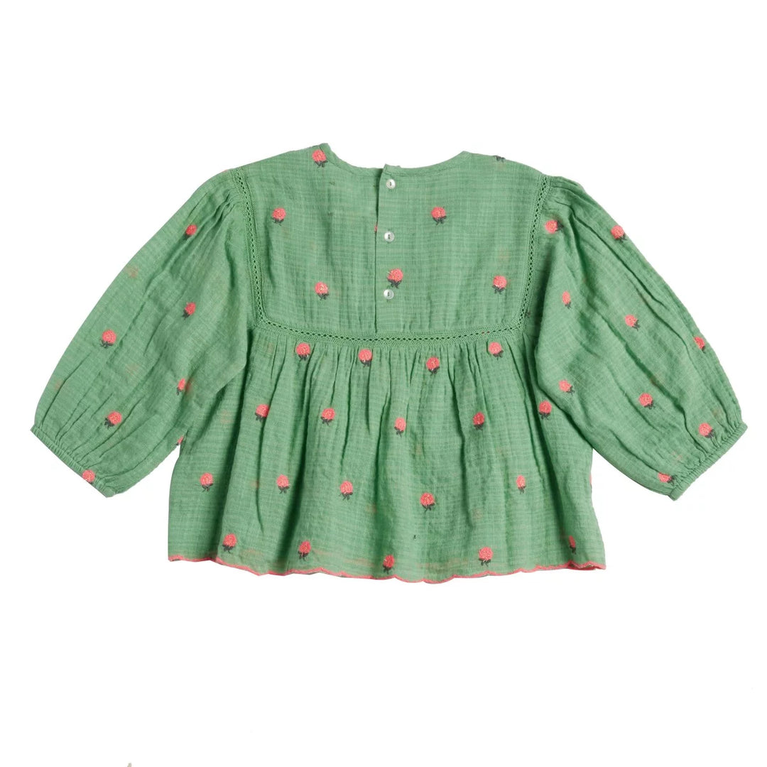 Blouse Girl Carolyn Green - قميص