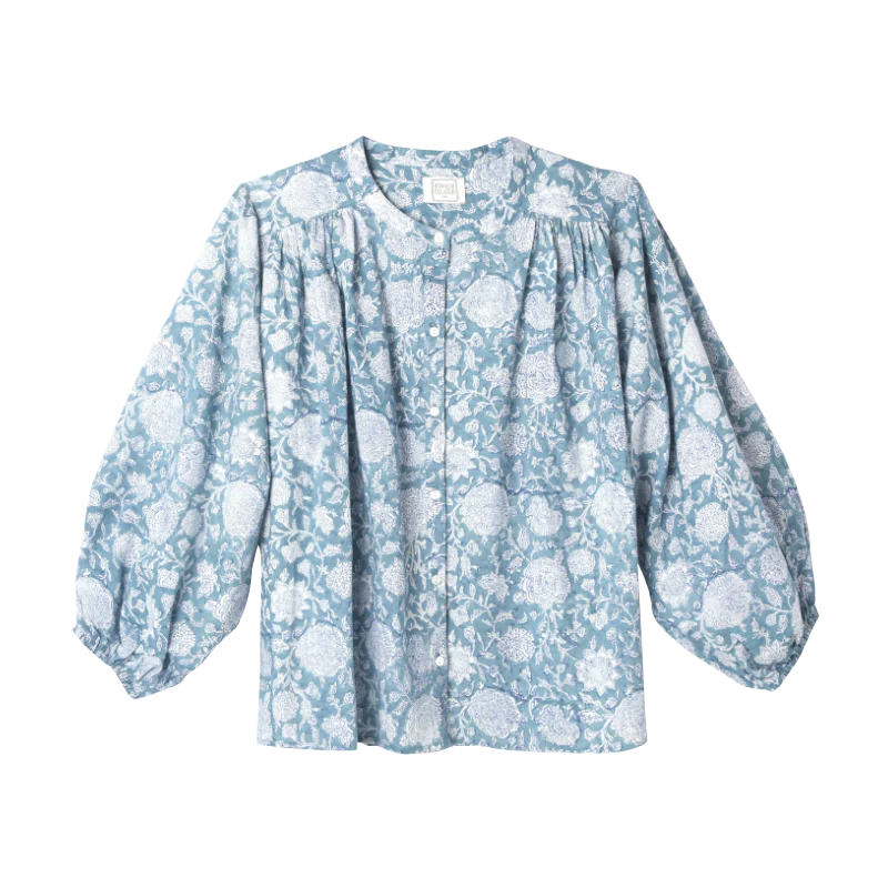 Women Blouse Oriana Tupia Blue - ملابس