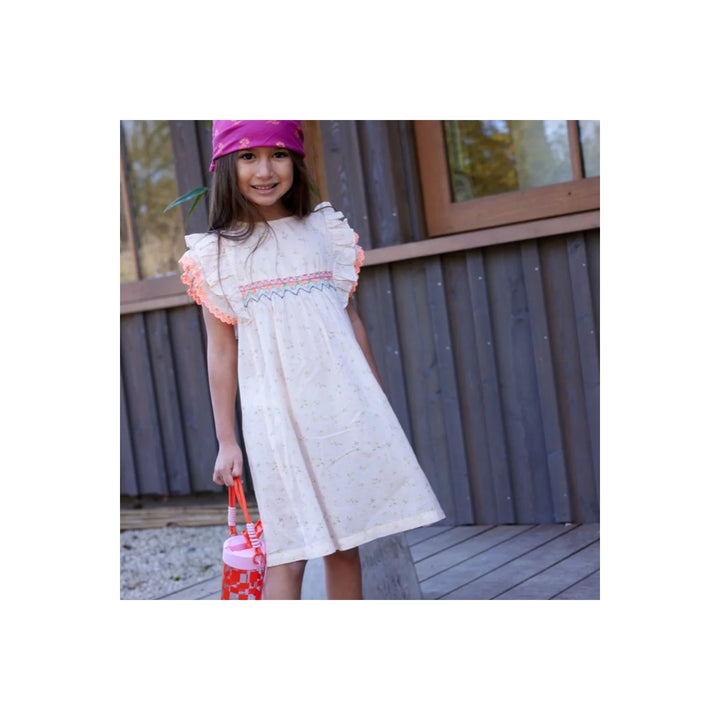 Dress Girl Lucia Pink - قميص