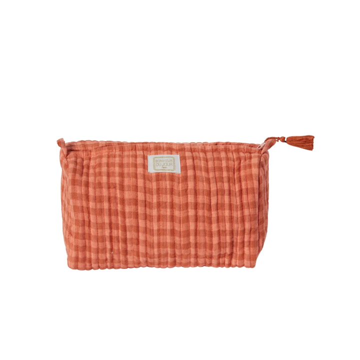 Cosmetic Bag Vichy Rose/Terracotta - كيس
