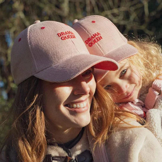 Cap Velvet  "Drama Queen" - Pink & Red - مستلزمات