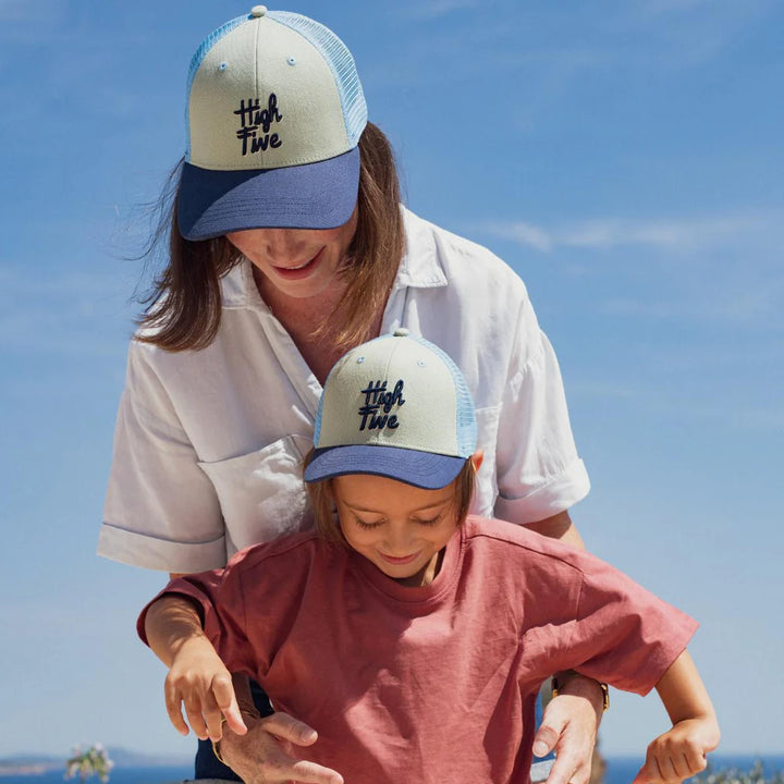 Cap "High Five" Blue - Kids & Adult - مستلزمات
