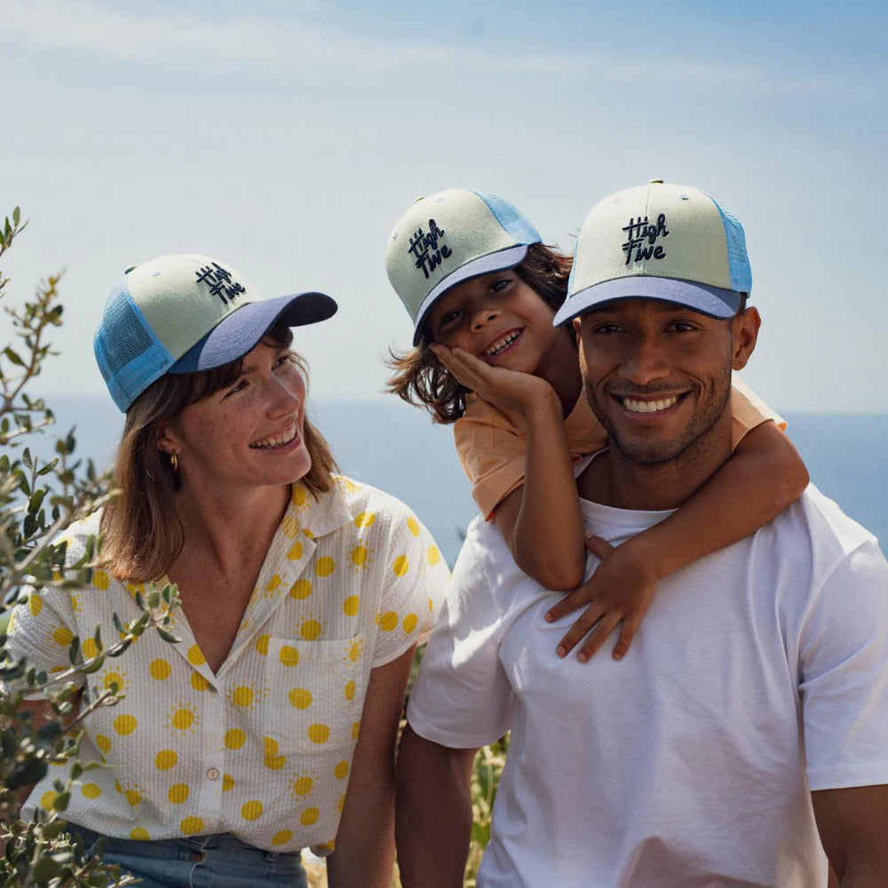 Cap "High Five" Blue - Kids & Adult - مستلزمات