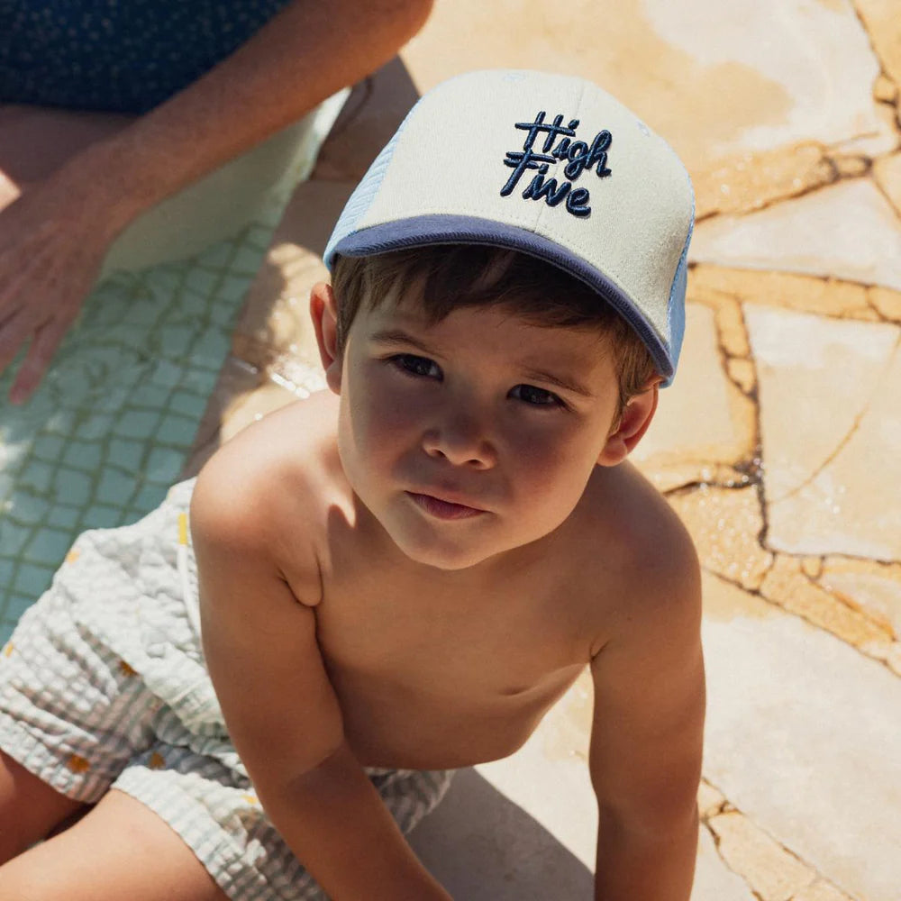 Cap "High Five" Blue - Kids & Adult - مستلزمات