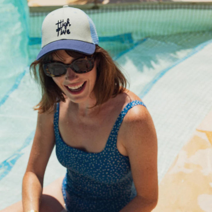 Cap "High Five" Blue - Kids & Adult - مستلزمات