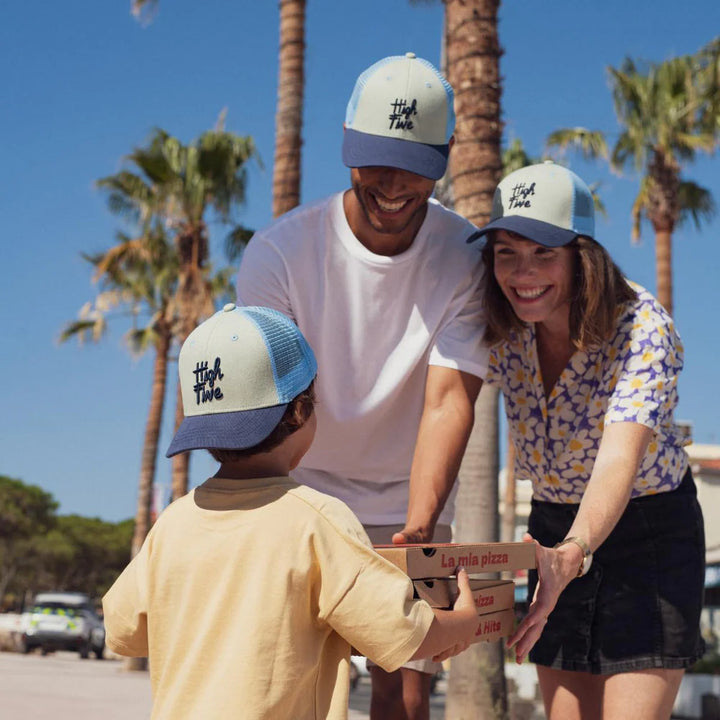 Cap "High Five" Blue - Kids & Adult - مستلزمات