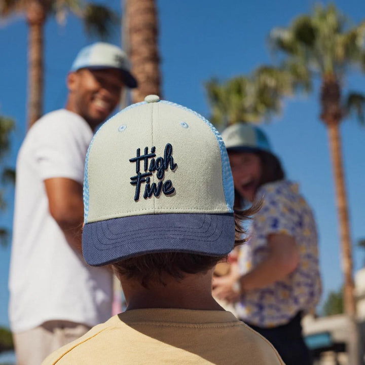 Cap "High Five" Blue - Kids & Adult - مستلزمات