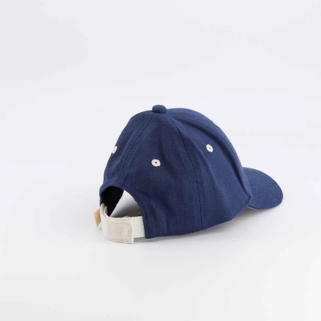 blue kids cap petit amour embroidered cotton baseball hat
