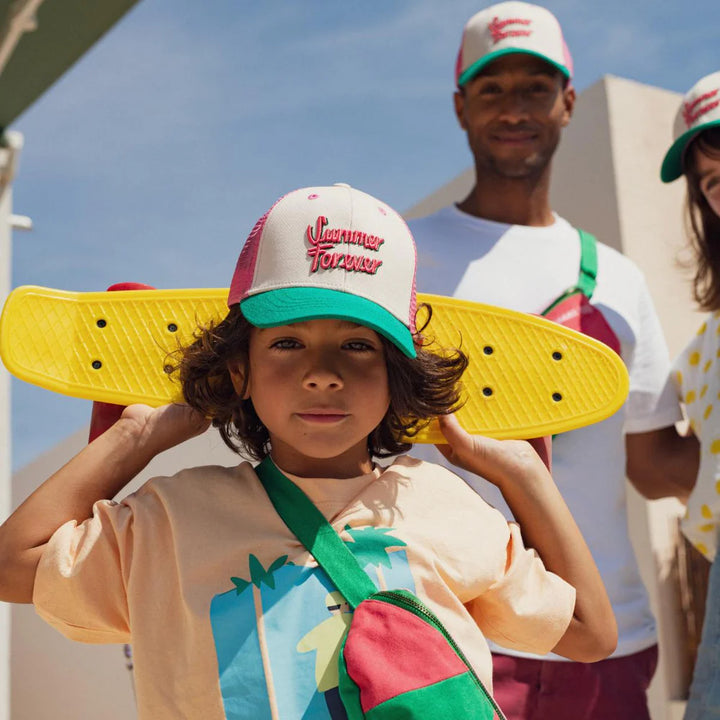Cap "Summer Forever" Pink - Kids & Adult - مستلزمات