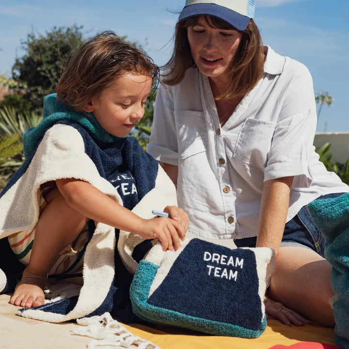 Sponge Toiletry Bag "Dream Team" - Blue - مستلزمات