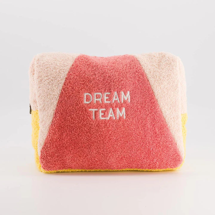 Sponge Toiletry Bag "Dream Team" - Yellow - مستلزمات
