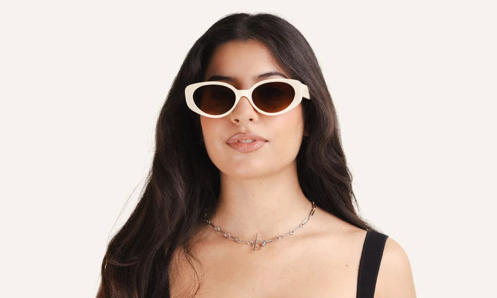 Sunglasses Adult Patti - White - نظارات