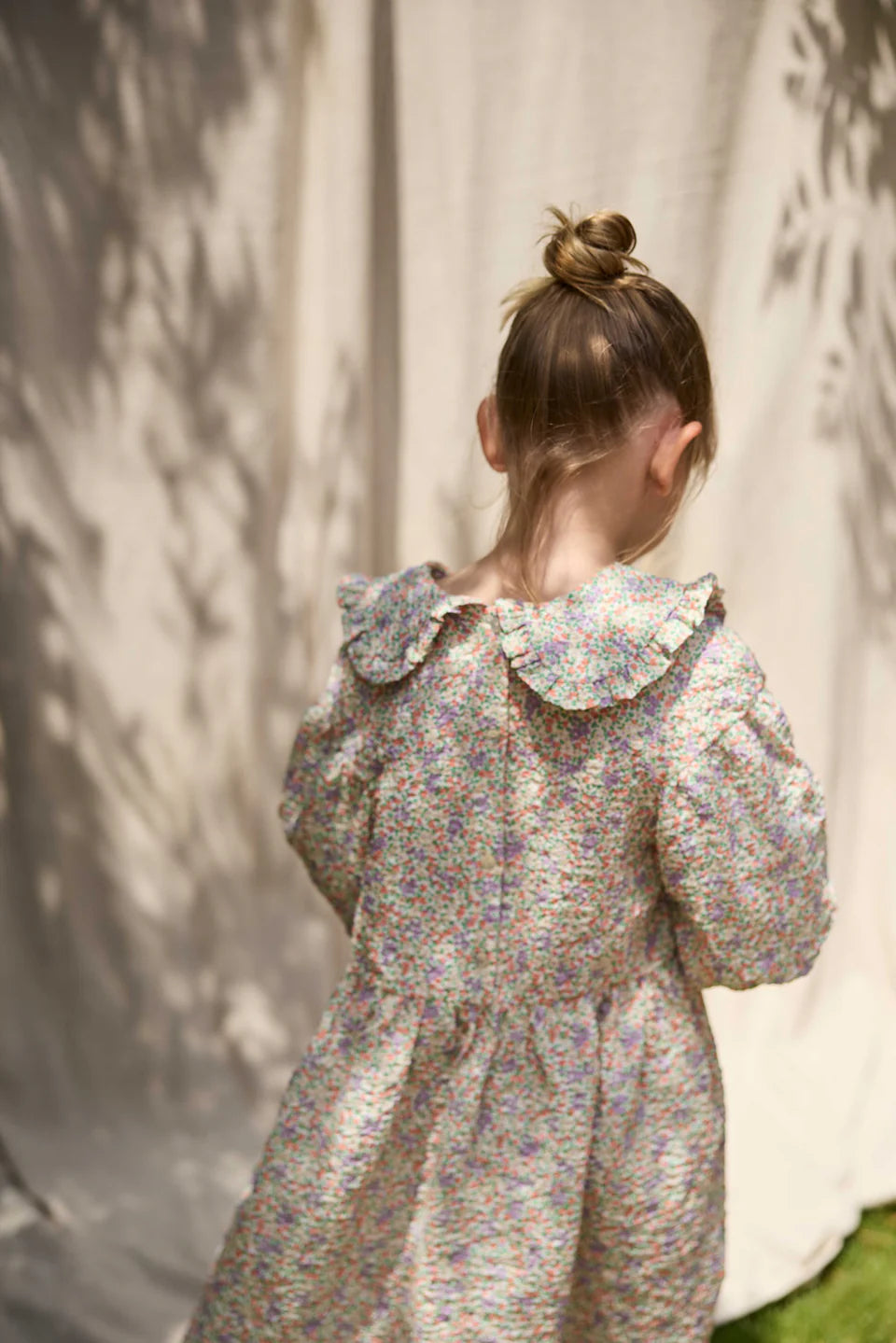 girls lightweight cotton voile dress in breathable fabric