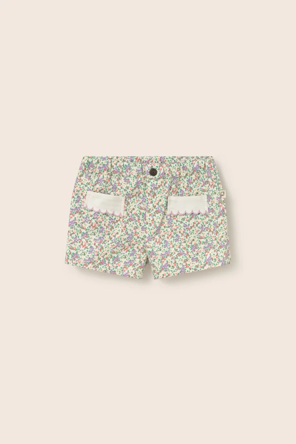 girls twill cotton shorts in classic design