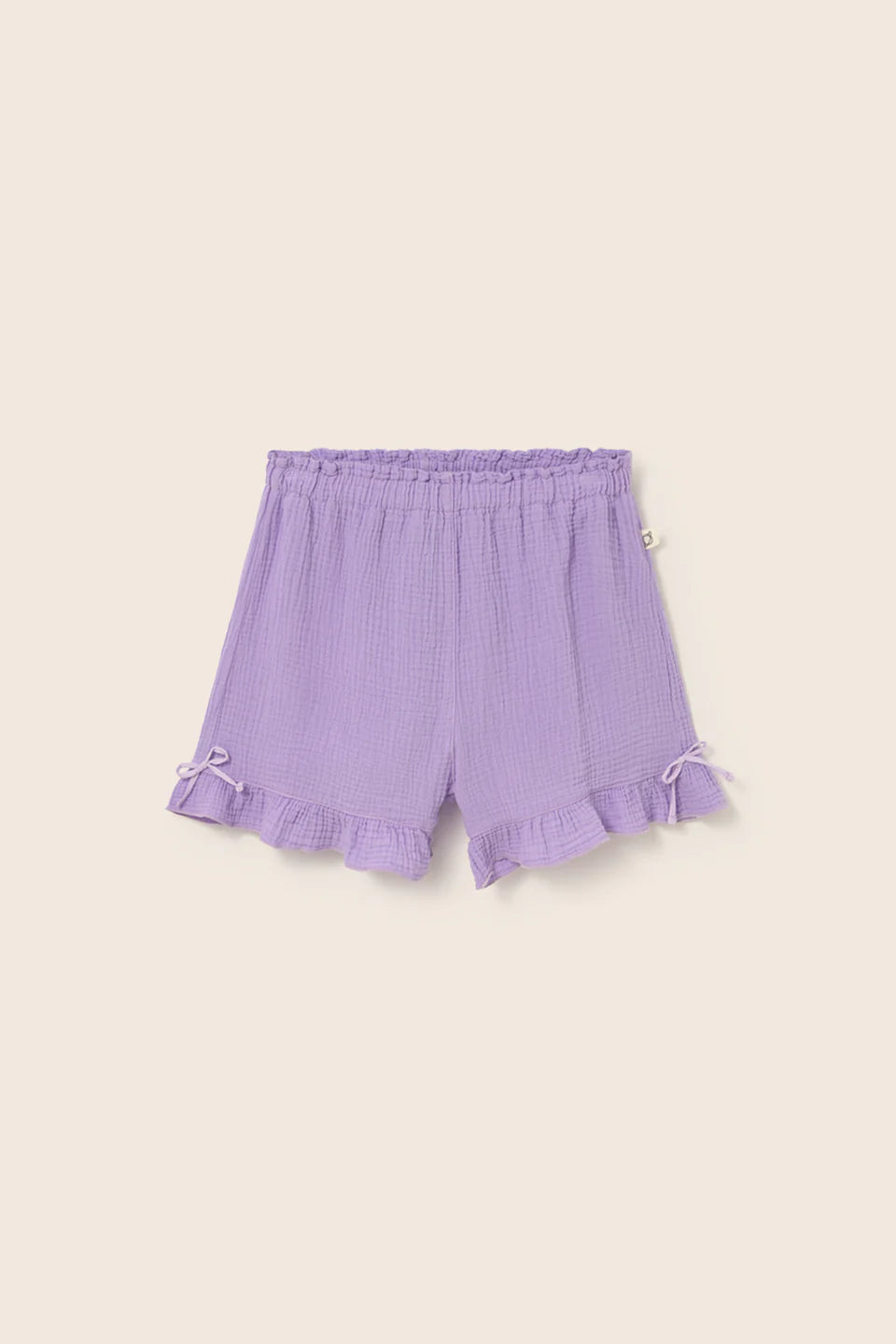 girls soft gauze cotton shorts in breathable fabric