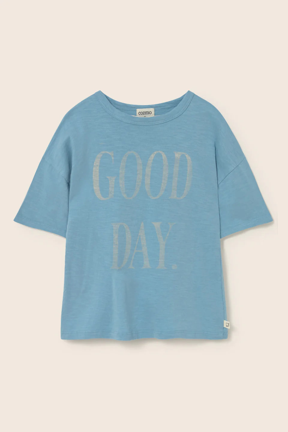 boys cotton t-shirt with Good Day print