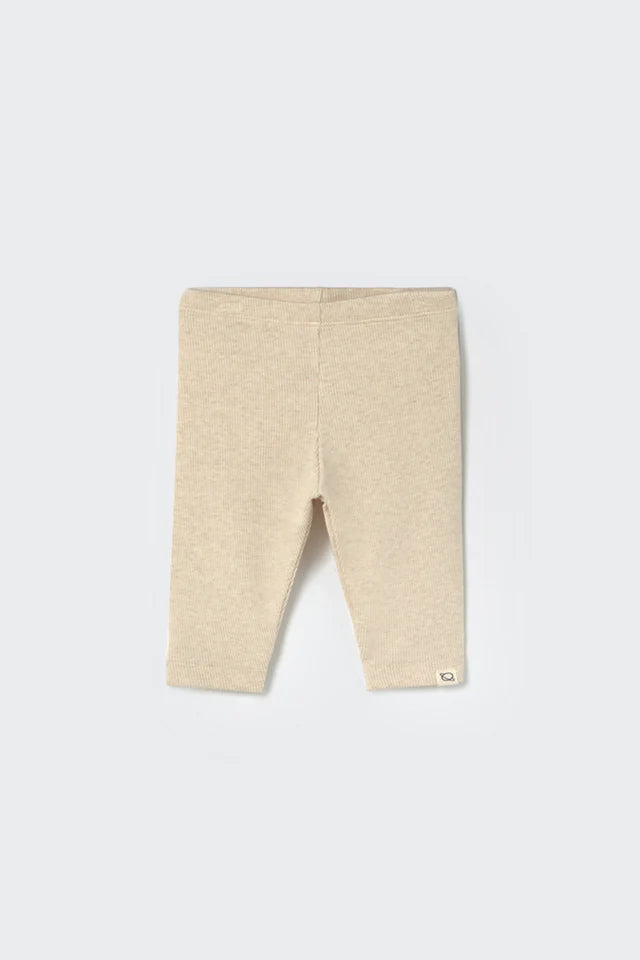 Rib Legging Baby Girl - Stone - ملابس