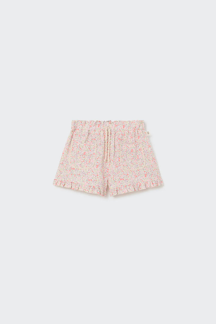 Shorts Girl Lina Neon Coral - ملابس